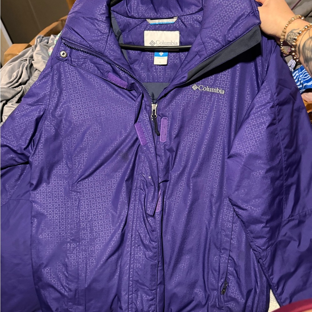 Columbia Deep Purple Outdoor Jacket